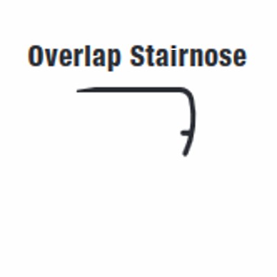 Accessories Overlap Stairnose (White)
